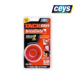 Tackceys Bricotape Transparent 1,5 m 507519