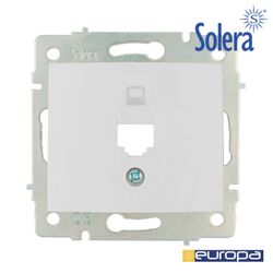 Tampa + Chassi Para Tomada de Dados Rj45 S.Europa Solera Erp88/1