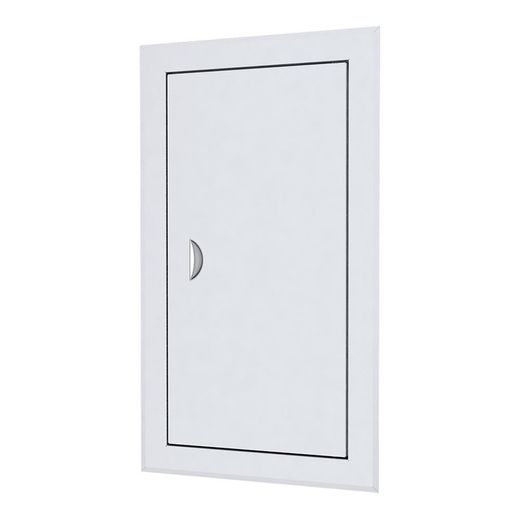 Tampa de Bueiro em Aço Branco 20x30cm