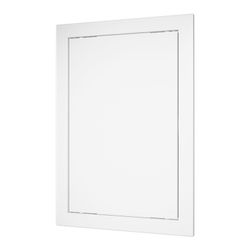 Couvercle de regard en plastique blanc 20x40cm