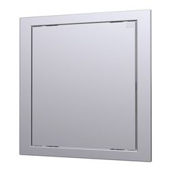 Couvercle de Regard en Plastique Argent Mat 20x20cm