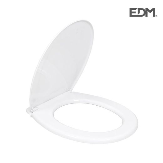Assento sanitário - básico - branco - 600gr - com parafusos - edm