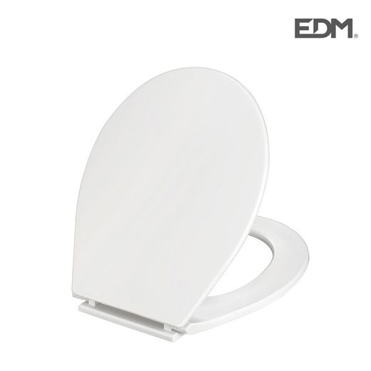Tampo da sanita - branco - 1390gr - com parafusos - edm