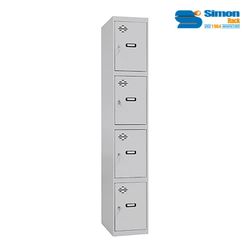 Armário Pro Metal Desmontado 4 Departamentos 180x30x50cm Simon Rack