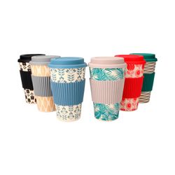 Copo de fibra de bambu de 85x130mm