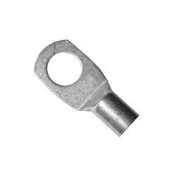 Borne tubulaire en cuivre pour câble de 6 mm et sac de perçage de 8 mm de 25 unités