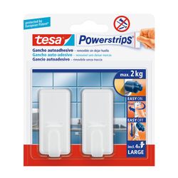 Tesa Powerstrips Até 2kg Branco Clássico 58010