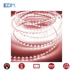 Bande Led 60leds / mts 4,2w / mts rouge edm ip44 220-240v - euro / mts