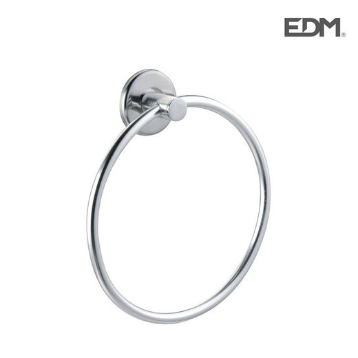 Toalheiro de anel - cromado - (embalado) - edm