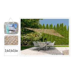 Cor do toldo em tecido triangular: Camuflagem 360x360x360cm Ambiente