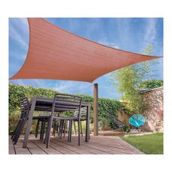 Toldo de Vela Quadrado Cor Areia 5x5mts