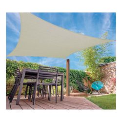 Toldo de Vela Quadrado Cor Areia 5x5mts