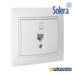 Soquete de dados Rj4 Cat6 S.Europa Solera Erp88u