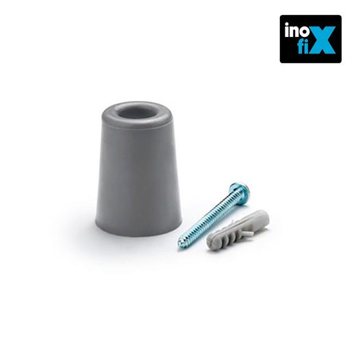 Rolha de borracha cinza alto (bolha) inofix
