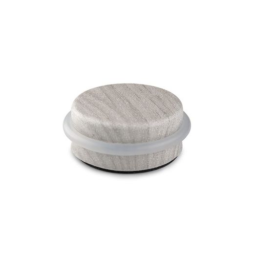 Butée de porte adhésive plastique-métal décorée érable nordique Ø4,6x1,8cm Inofix