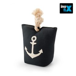 Porta Porta Batente Têxtil 1kg Azul Marinho. Inofix