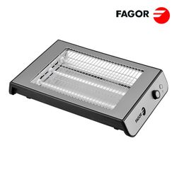 Torradeira Plana Quicktoast Inox 900w Fge107t Fagor 37x25x6,5cm