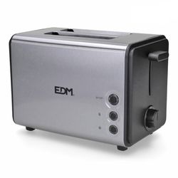 Torradeira Dupla Slot Cromada 850w 26x15x18cm Edm