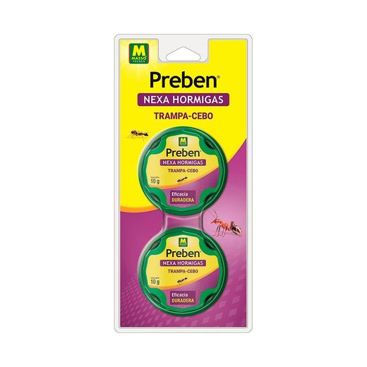 Trampa-Cebo Hormigas 2x10g Preben 231192n Massó