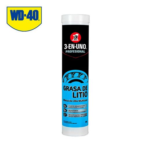 Tubo de graxa de lítio multiuso 400gr 3 em 1