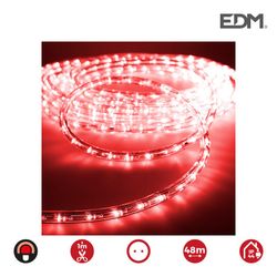 Tubo LED flexível 2 vias fixas 30leds / mts vermelho lumeco euro / mts