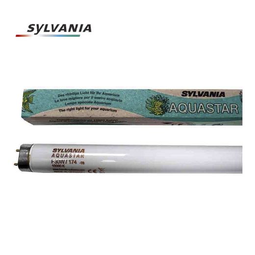 Tubo fluorescente 15w t-8 (aquastar) aquários especiais de sylvania