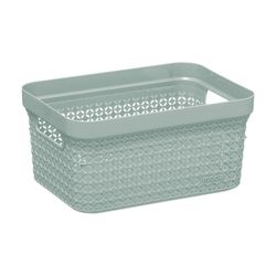 Ultimamente. Cesto para roupa suja verde menta 17lt 37,5x26x21,3cm