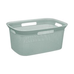 Ultimamente. Cesto para roupa suja verde menta 45lt 59x41x27,5cm