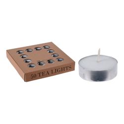 Ultimamente. Conjunto de unidades com 50 velas aquecedoras de vidro