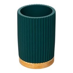 Coleção 'Colors' de vidro de banheiro verde gasolina