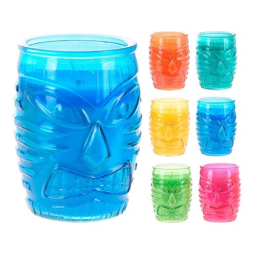 Vela de citronela 160gr vidro de vidro de cores sortidas