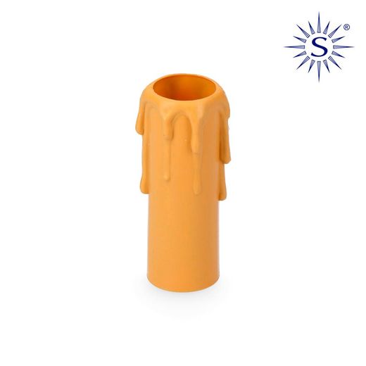 Vela média creme solera