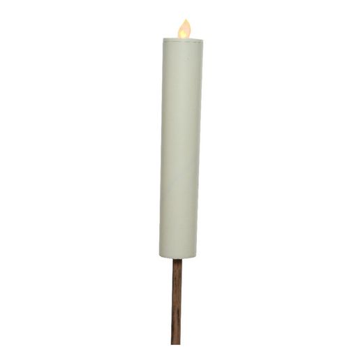 Vela Solar Efeito Chama Ø4x90cm Lumineo