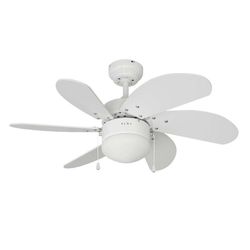 Ventilador de techo modelo aral blanco 50w ø aspas 76 cm edm