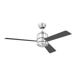 Ventilador de teto modelo Chrome Savu. Potência: 60w Lâminas: Ø115cm Com Controle Remoto Edm