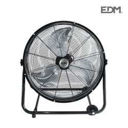 Ventilateur de sol industriel avec roues noires 180w pales 60 cm edm