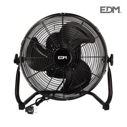 Ventilador oscilante industrial preto 70w ø lâminas de 45 cm edm