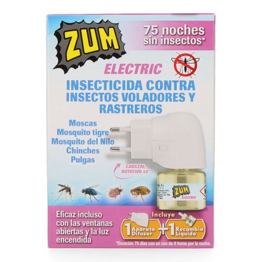 Aparelho Inseticida Elétrico Zum + Substituição T-1001